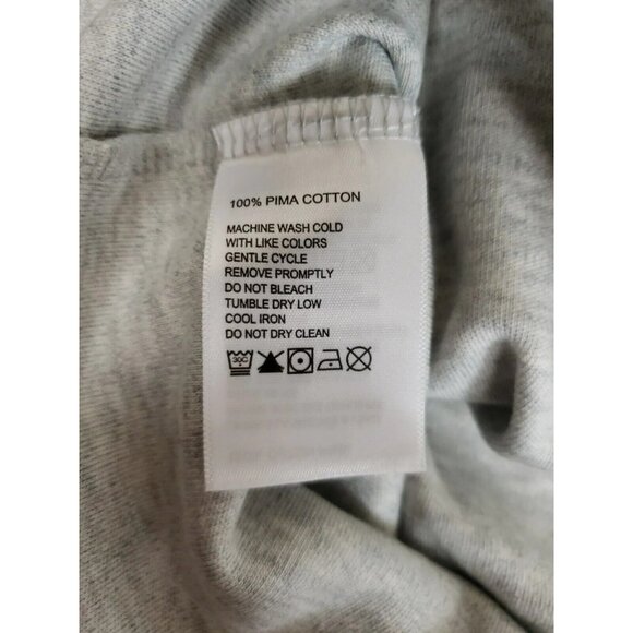 Tommy Bahama Mens Sz Large Gray Quarter Zip Pullover Sweater Casual Pima Cotton - Picture 9 of 11